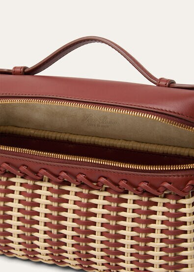 EXTRA POCKET L19 EW BRAIDED WICKER/ROUNDED LEATHER