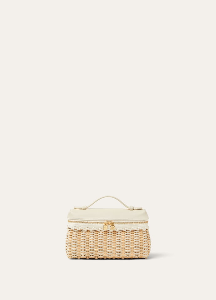 EXTRA POCKET L19 EW BRAIDED WICKER/ROUNDED LEATHER_FAP4810_B4XQ_NR_2