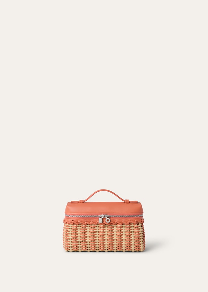 EXTRA POCKET L19 EW BRAIDED WICKER/ROUNDED LEATHER_FAP4810_B5F1_1