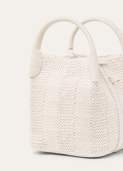 BALE MICRO BEACH CROCHET/ROUNDED LEATHER LS