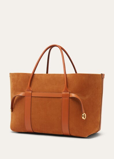 GHIERA SHOPPER LARGE GRAINED NUBUCK/ROUNDED LTH