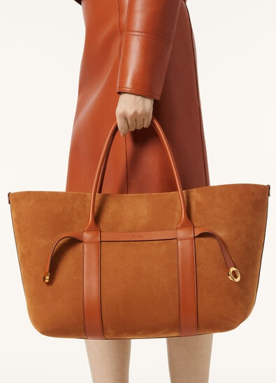 GHIERA SHOPPER LARGE GRAINED NUBUCK/ROUNDED LTH