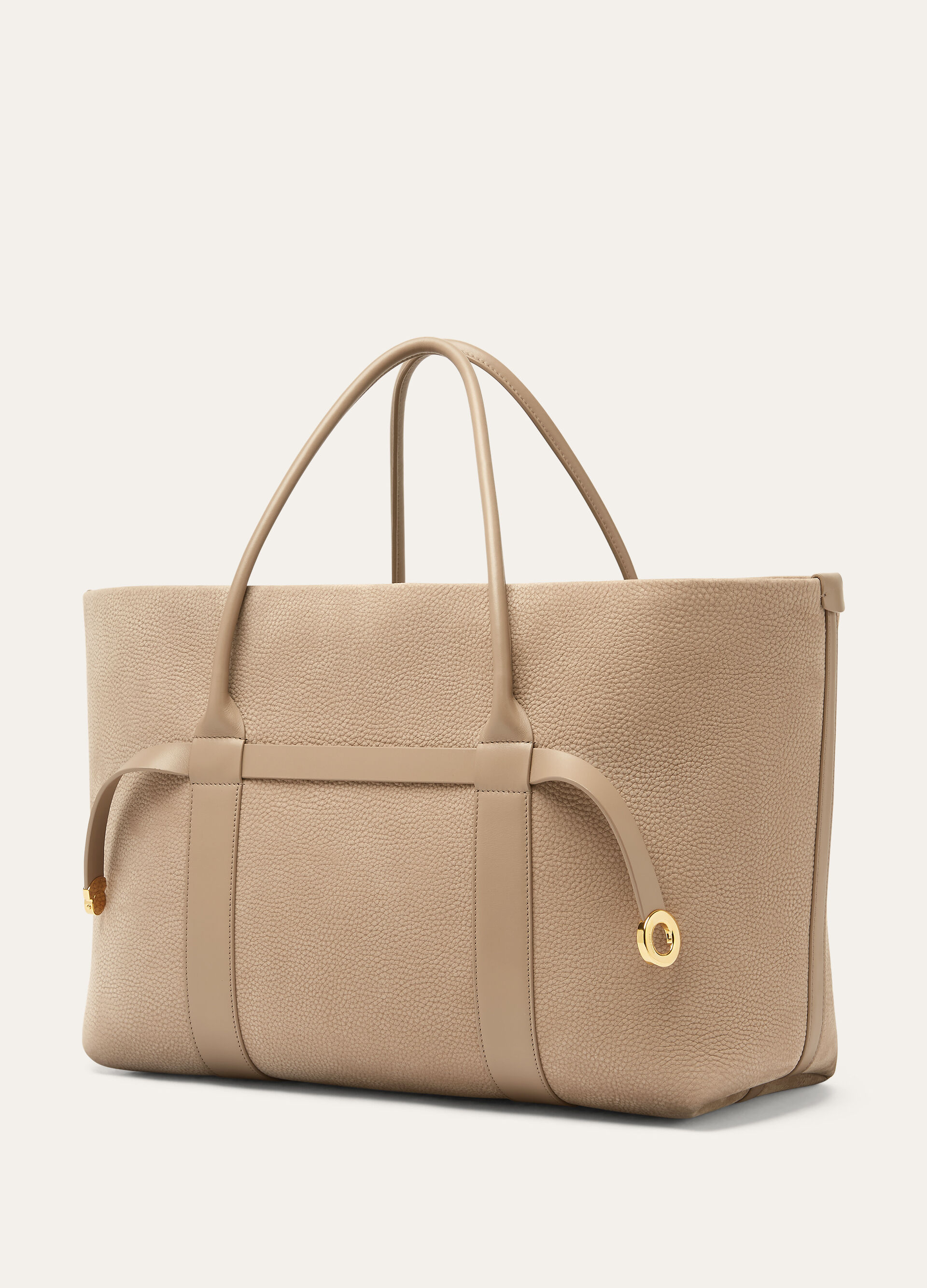 GHIERA SHOPPER LARGE GRAINED NUBUCK/ROUNDED LTH