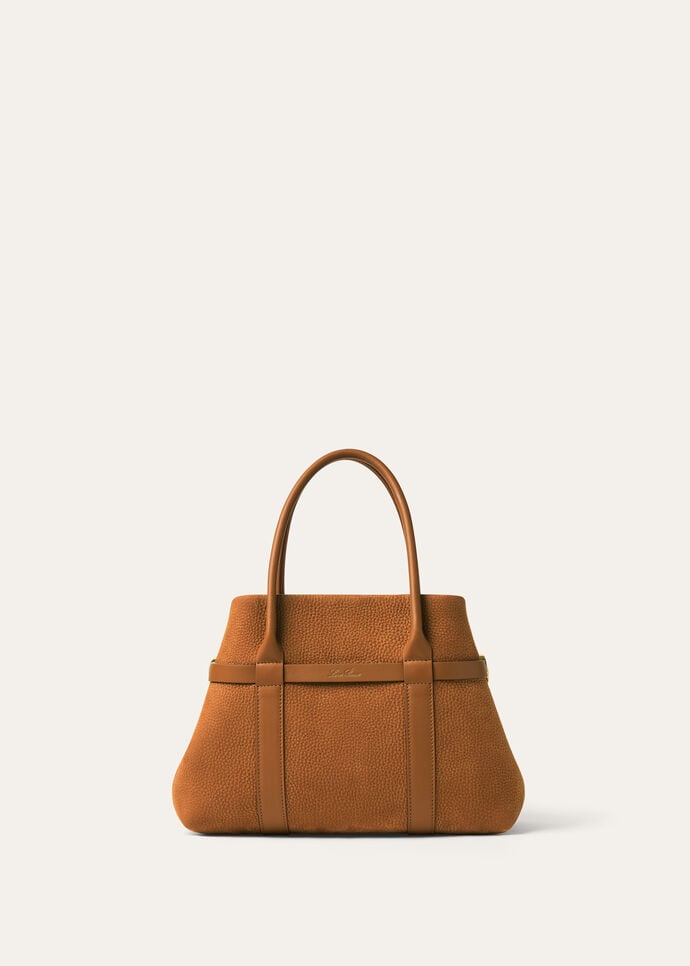 GHIERA SHOPPER SMALL GRAINED NUBUCK RNDD LTHR_FAP4831_B4XM_NR_3