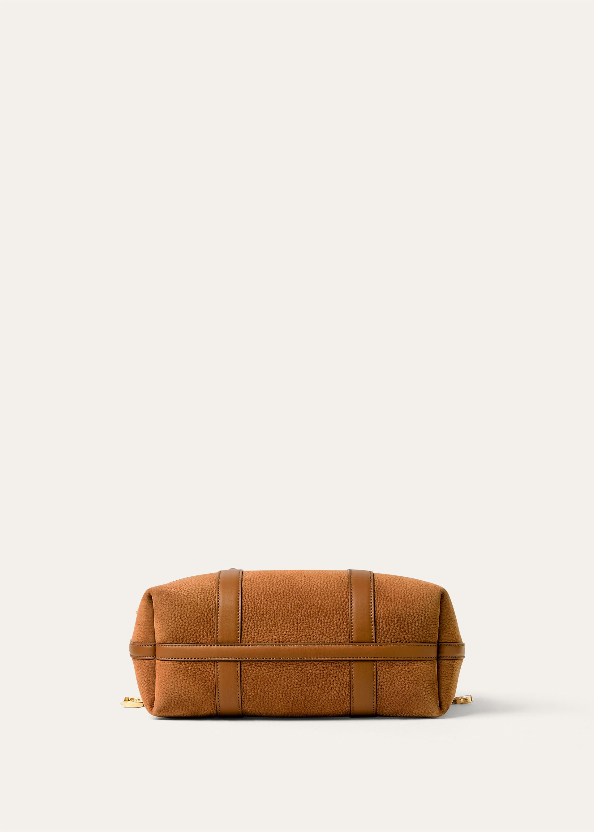 GHIERA SHOPPER SMALL GRAINED NUBUCK/RNDD LTHR