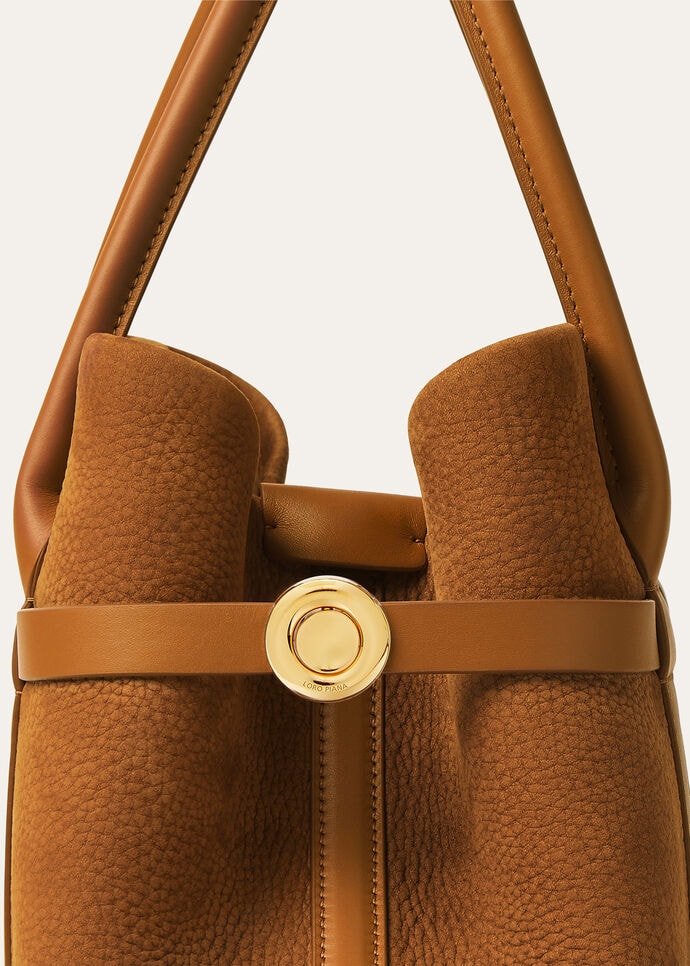 GHIERA SHOPPER SMALL GRAINED NUBUCK/RNDD LTHR_FAP4831_B4XM_NR_5
