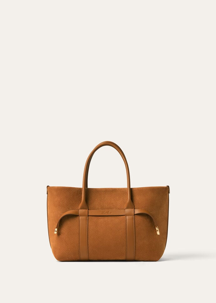 GHIERA SHOPPER SMALL GRAINED NUBUCK RNDD LTHR_FAP4831_B4XM_NR_2