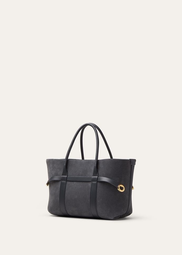 ショルダーバッグ・ポシェット Loro Piana Ghiera Small Bag In Smooth Leather Mini Ghiera bag Smooth Calfskin Dark Lichen Green/Kummel