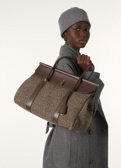 LOOM L37 MOULINE' TWEED/ROUNDED LEATHER