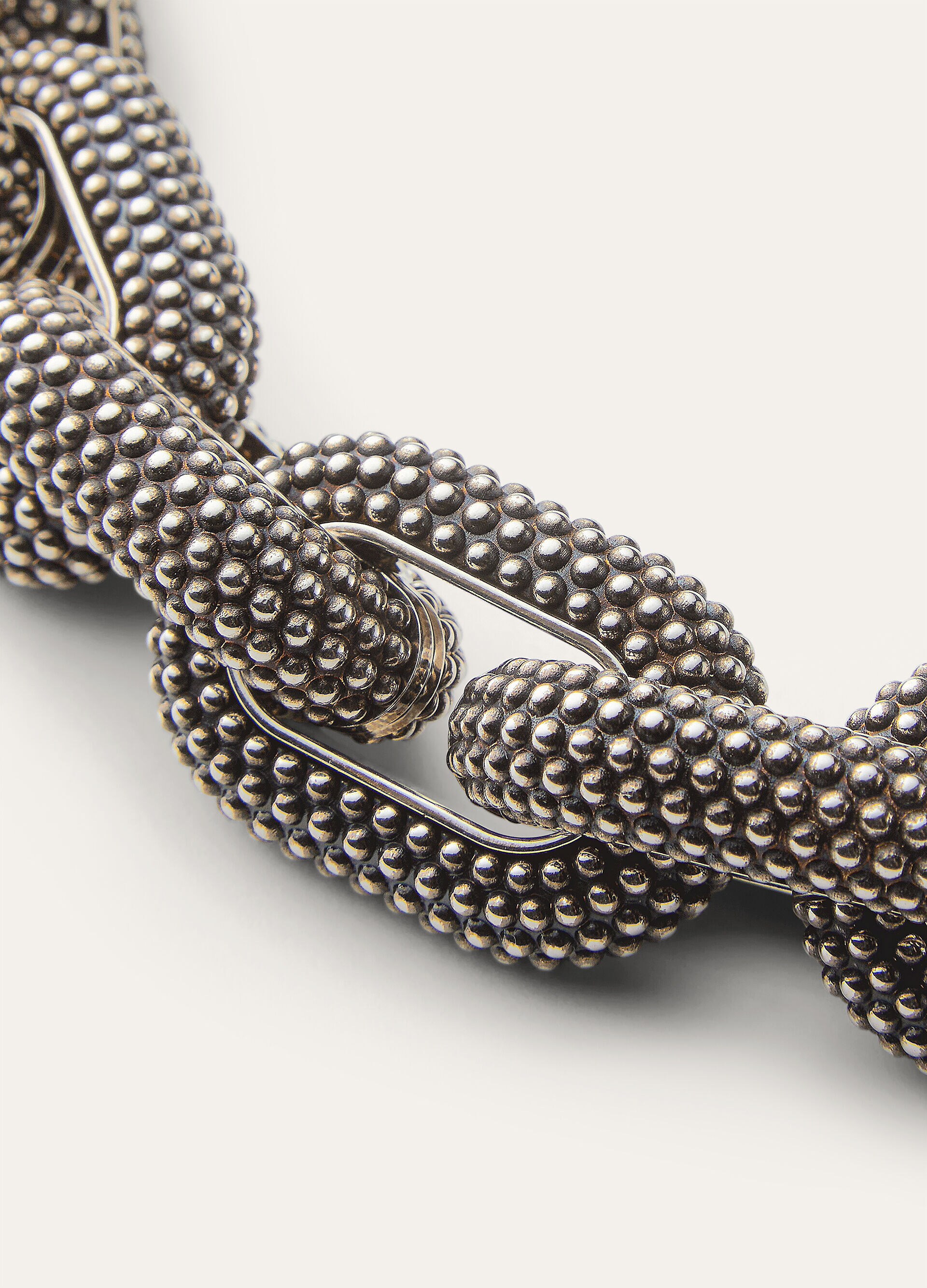 BUBBLE CHAIN BRACELET BRASS