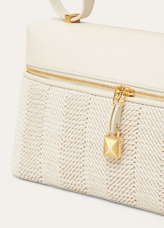 Extra Bag L27 Cotton Ecru/Whisper White/Sun Gold | Loro Piana US
