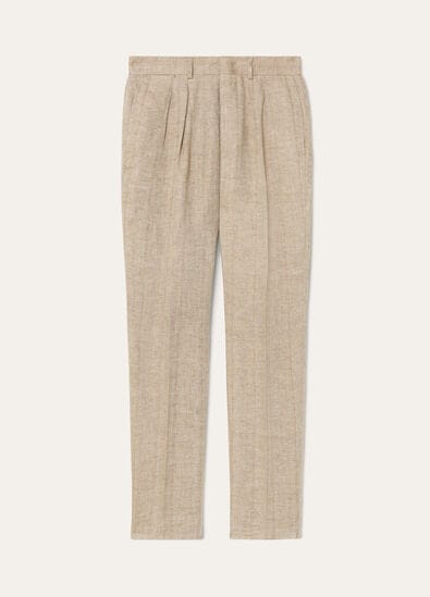 RUBEN TROUSERS LINEN CHEVIOT