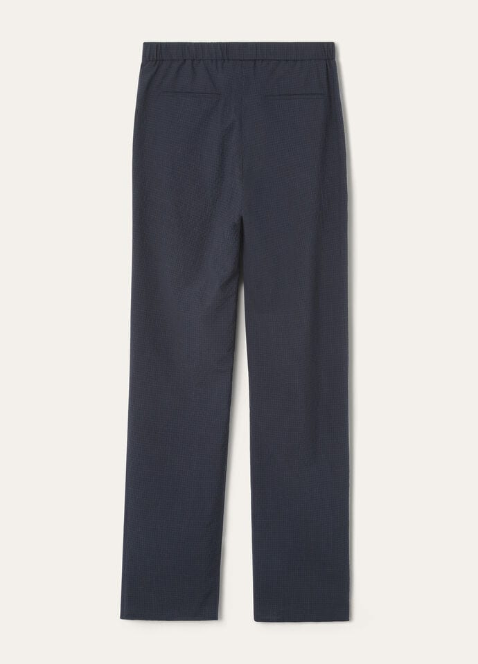 ロロピアーナ リネン コットン ストレッチ パンツ ネイビー 32　D032 D) Loro Piana ロロピアーナ コットン パンツ 48 ネイビー