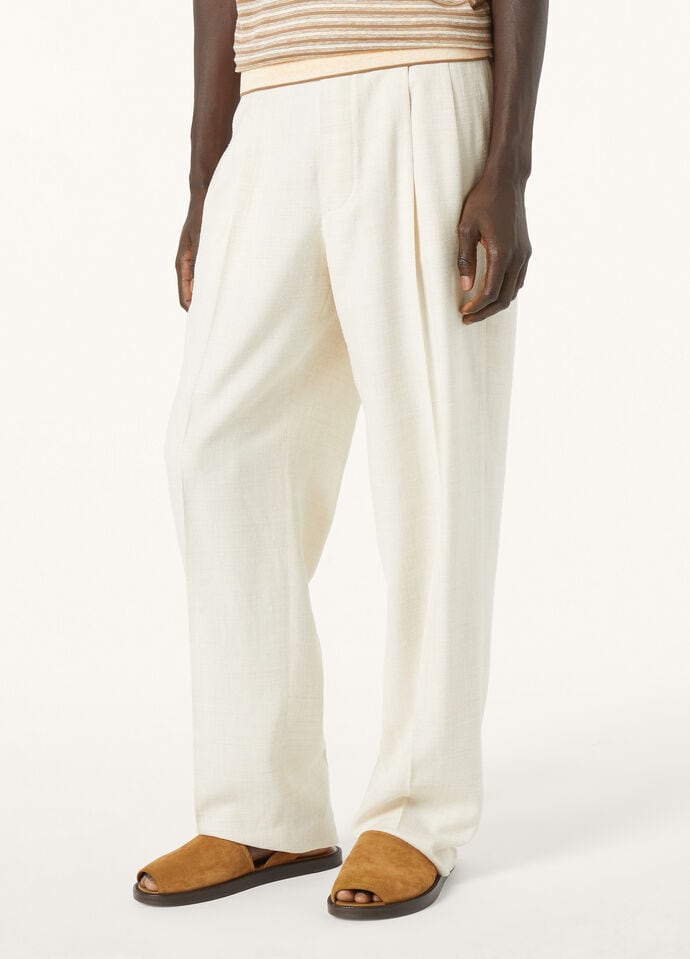 JOETSU TROUSERS TWEED CANVAS_FAP4902_A0K5_3