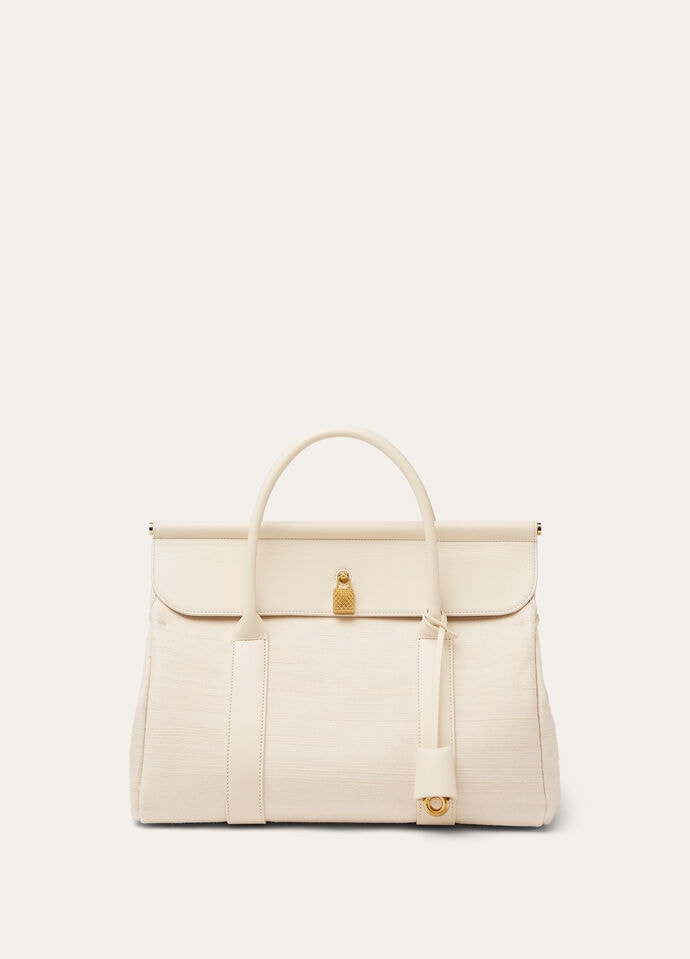 LOOM L32 SHINY TUSSAH/ROUNDED LEATHER_FAP4952_B5AN_NR_2