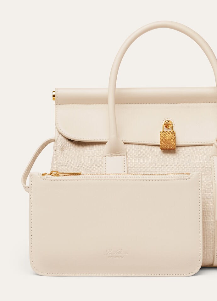 LOOM L25 SHINY TUSSAH/ROUNDED LEATHER_FAP4953_B5AN_NR_9