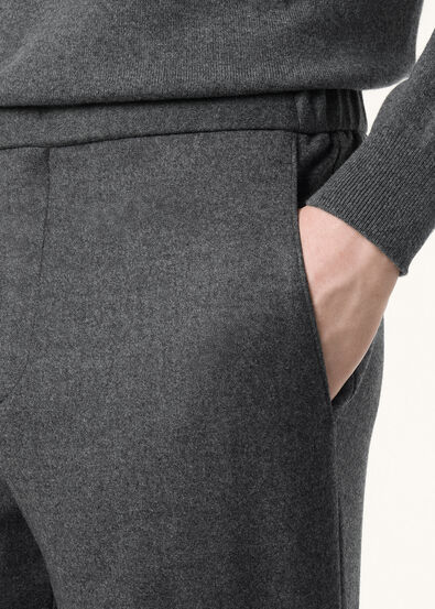 LEISURE CITY TROUSERS WOOL CASH FLANNEL