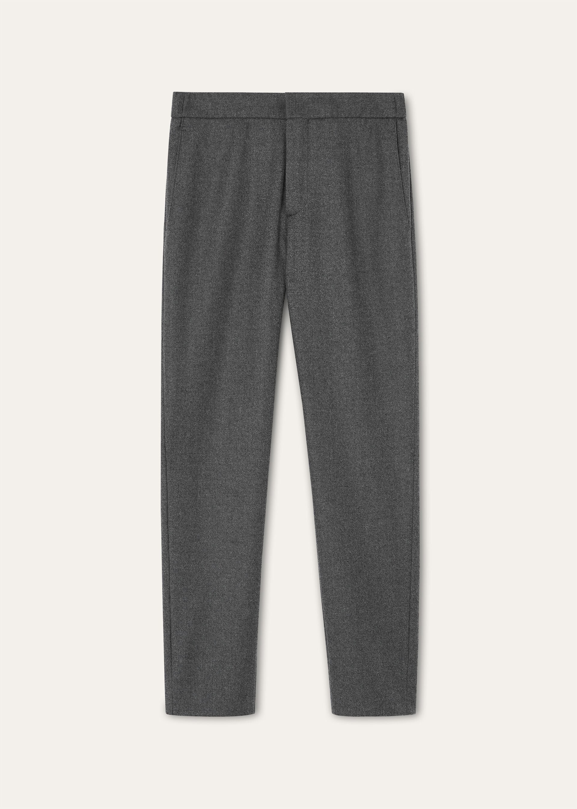 LEISURE CITY TROUSERS WOOL CASH FLANNEL