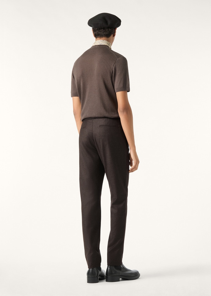 LEISURE CITY TROUSERS WOOL CASH FLANNEL_FAP5080_H00Z_4