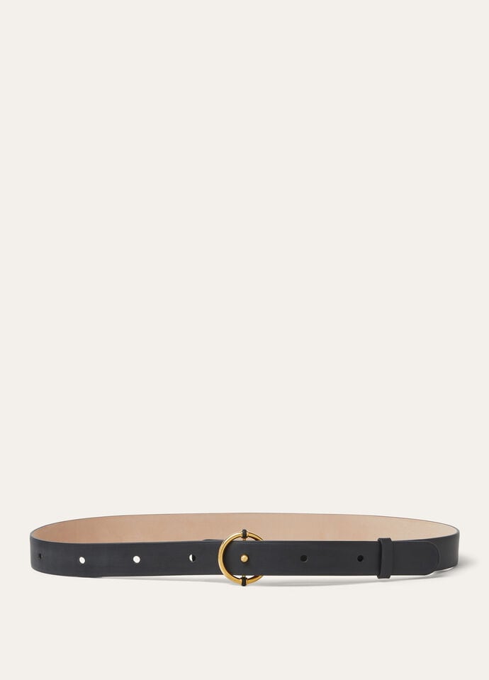 HELM ROUND BUCKLE BELT PS30 ROUNDED LEATHER_FAP5140_804L_2