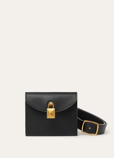 EXTRA POCHETTE BELT ROUNDED LEATHER