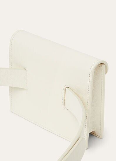 EXTRA POCHETTE BELT LINEN CALF