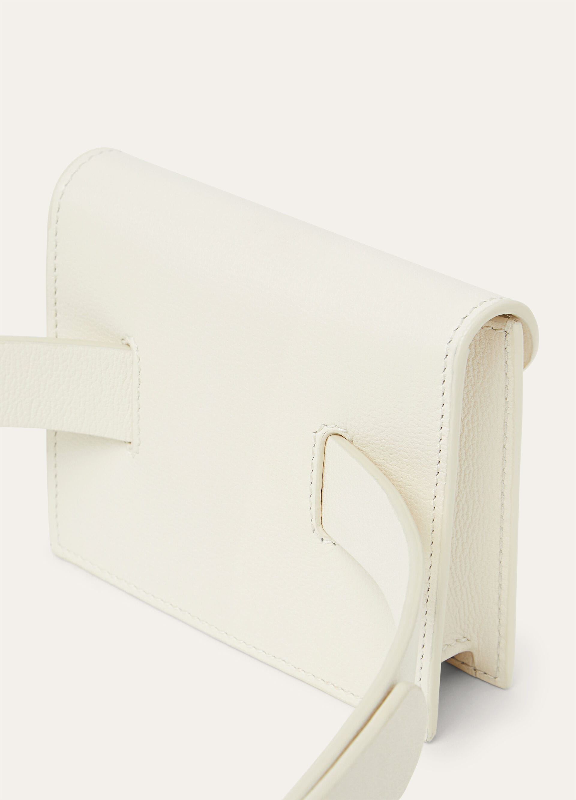 EXTRA POCHETTE BELT LINEN CALF