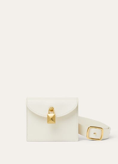 EXTRA POCHETTE BELT LINEN CALF