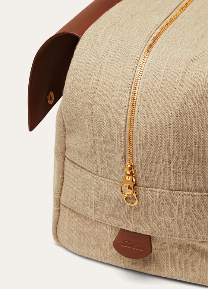MEADOW DUFFLE PROVENCE LINEN/ROUNDED LEATHER_FAP5160_B5AF_NR_4