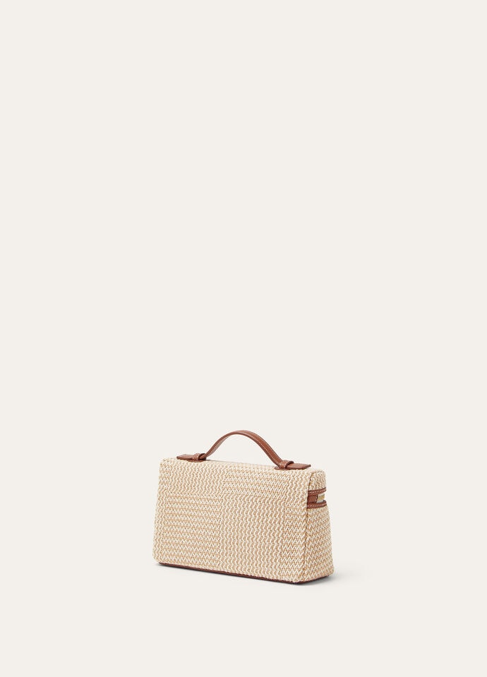EXTRA POCKET L19 RUSTIC COTTON/ROUNDED LEATHER_FAP5165_B5DP_NR_3