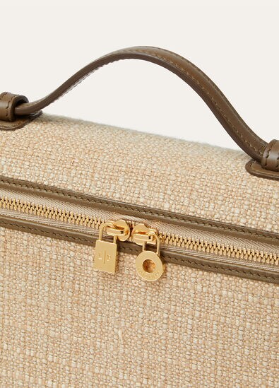 EXTRA POCKET L19 LOTUS FLOWER ROUNDED LEATHER LS