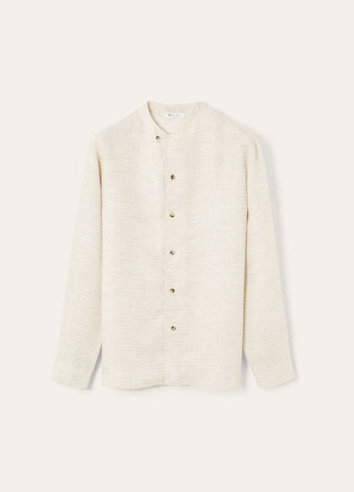 EMANUEL SHIRT LIGHT LINEN JASPE'