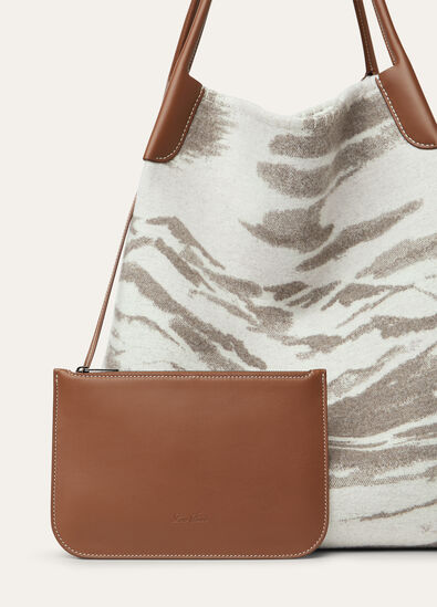 BALE HOBO EXTRA LARGE TESS JACQ WOOL VICUNA LNDSCP