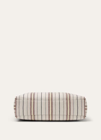 LAGUNA SHOPPER SUITCASE STRIPES/ROUNDED LEATHER