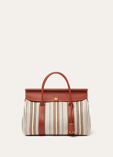 LOOM L32 SUITCASE STRIPES/ROUNDED LEATHER