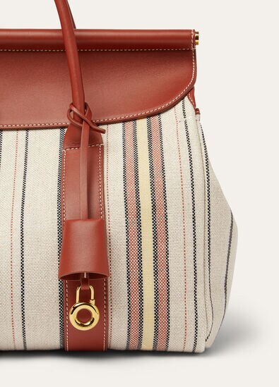 LOOM L32 SUITCASE STRIPES/ROUNDED LEATHER