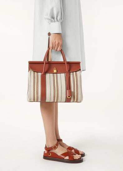 LOOM L32 SUITCASE STRIPES/ROUNDED LEATHER
