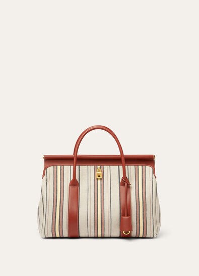 LOOM L32 SUITCASE STRIPES/ROUNDED LEATHER