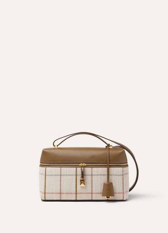EXTRA BAG L27 BELT LINEN JACQUARD RNDD LTHR_FAP5268_F6WD_NR_3