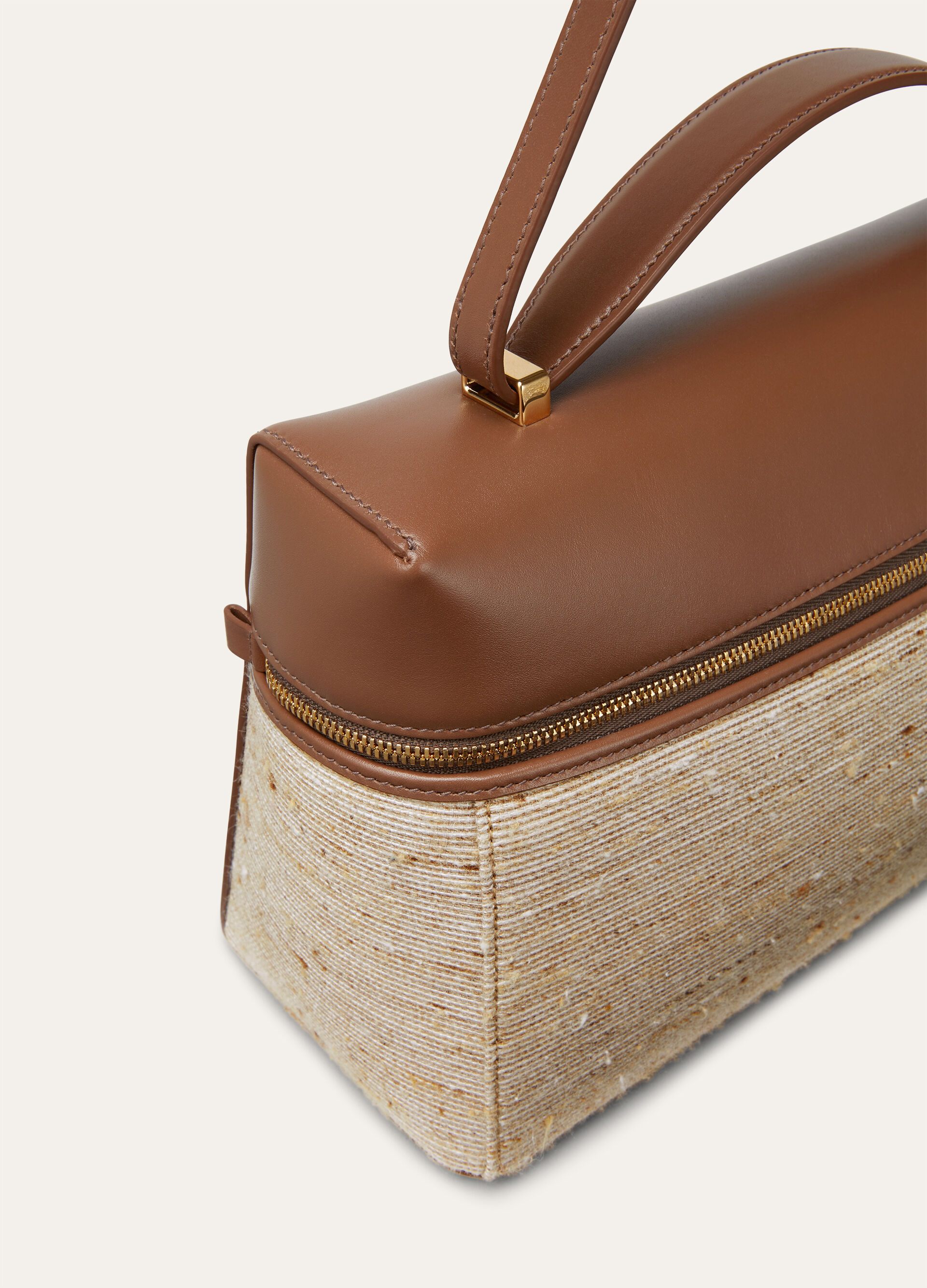 EXTRA BAG L27 FANCY SHANTUNG ROUNDED LEATHER