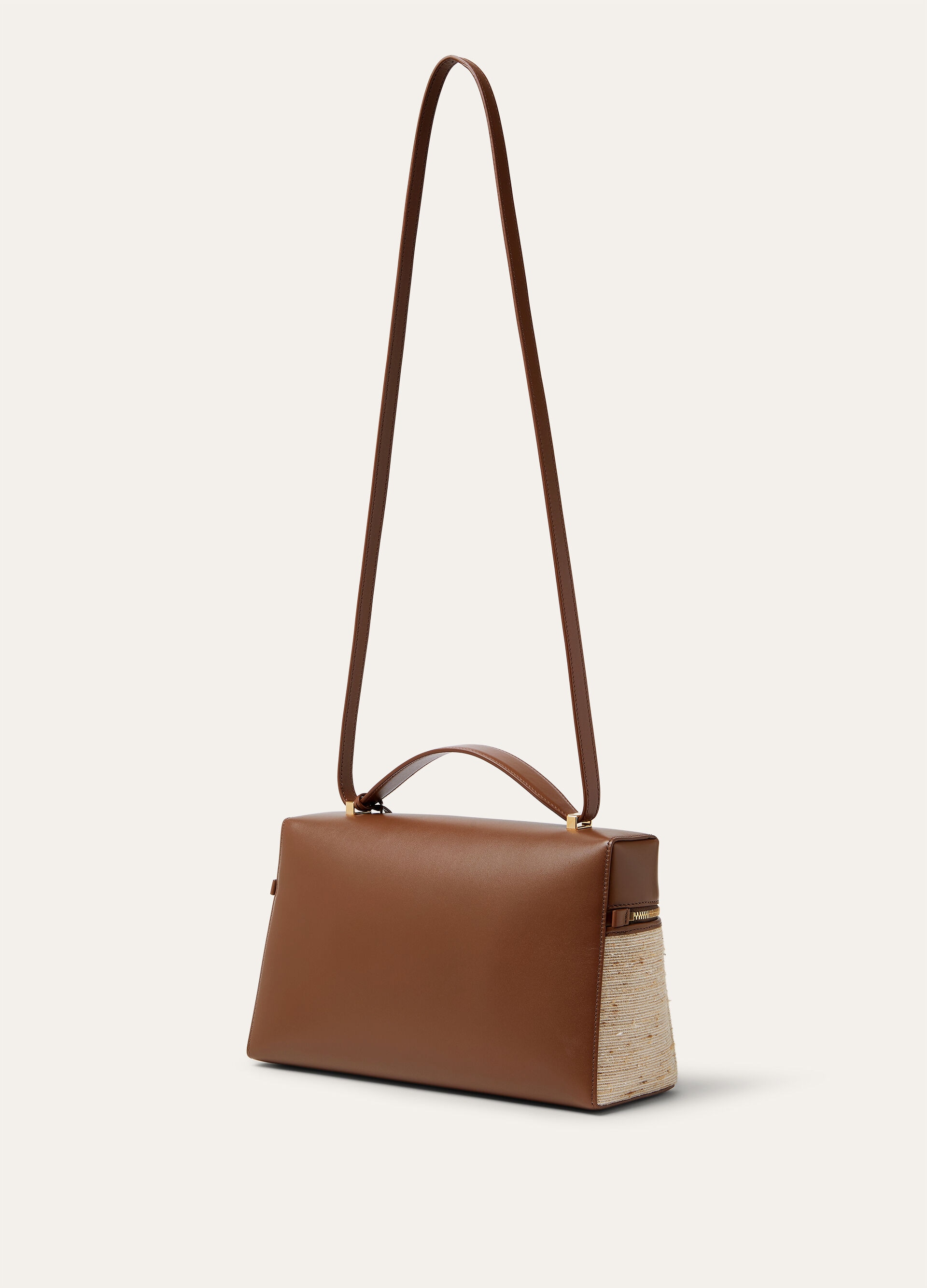 EXTRA BAG L27 FANCY SHANTUNG ROUNDED LEATHER