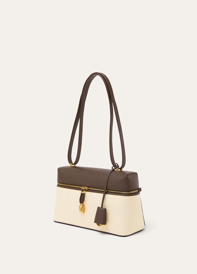 EXTRA BAG L27 TAILORING SILK CHEVRON RNDD LTHR_FAP5277_B5AE_NR_4