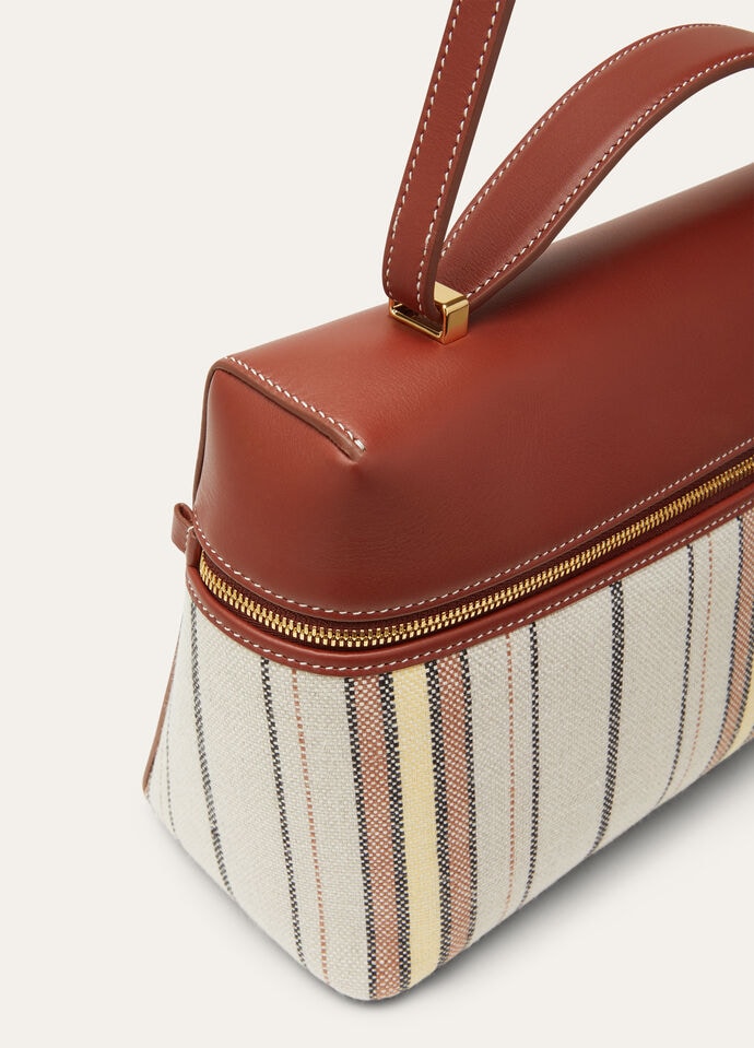 EXTRA BAG L27 SUITCASE STRIPE ROUNDED LEATHER_FAP5278_F6XA_NR_5