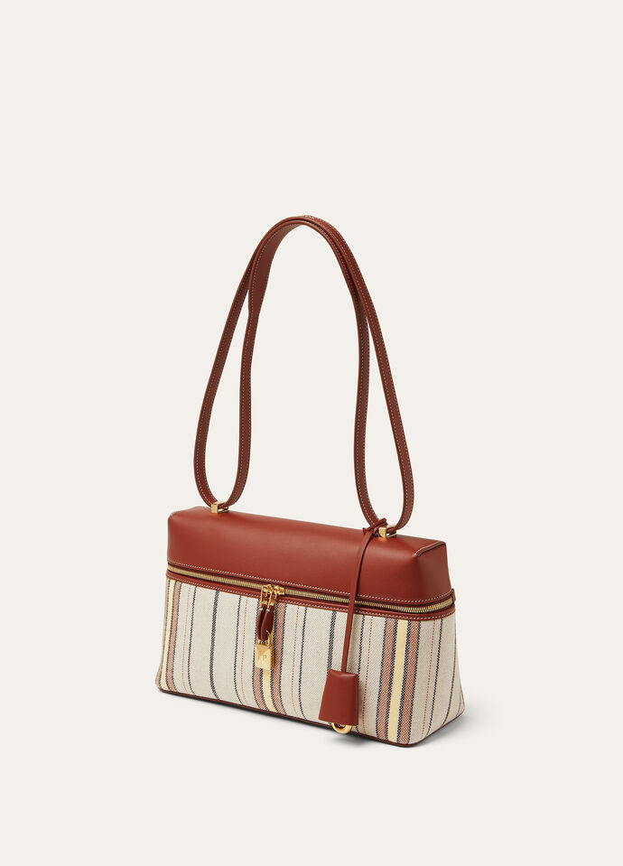 EXTRA BAG L27 SUITCASE STRIPE ROUNDED LEATHER_FAP5278_F6XA_NR_4
