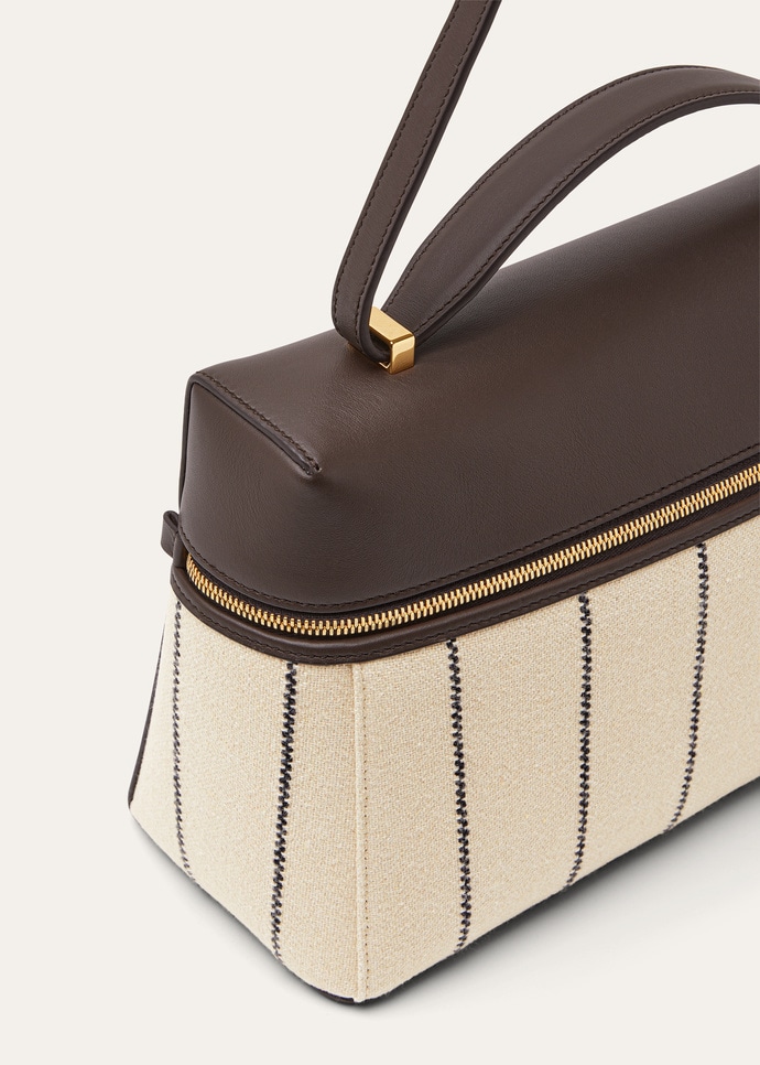 EXTRA BAG L27 RIGA COTTON ROUNDED LEATHER_FAP5283_B5CE_NR_6