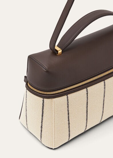 EXTRA BAG L27 RIGA COTTON ROUNDED LEATHER