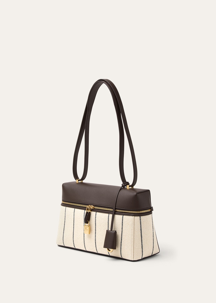 EXTRA BAG L27 RIGA COTTON ROUNDED LEATHER_FAP5283_B5CE_NR_5