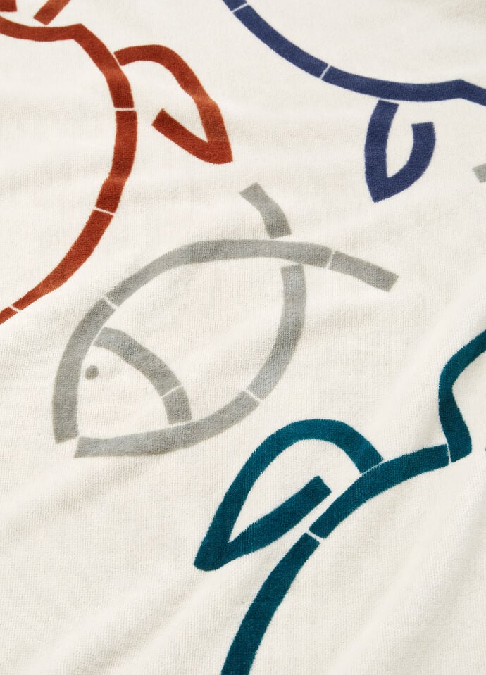 LORO PIANA FISH&TURTLES BEACH TOWEL COTTON_FAP5288_T1R6_NR_4