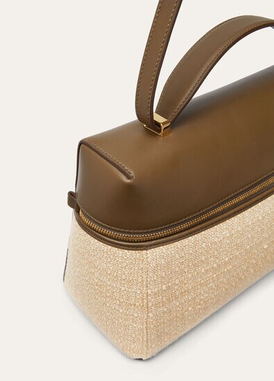 EXTRA BAG L27 LOTUS FLOWER ROUNDED LEATHER