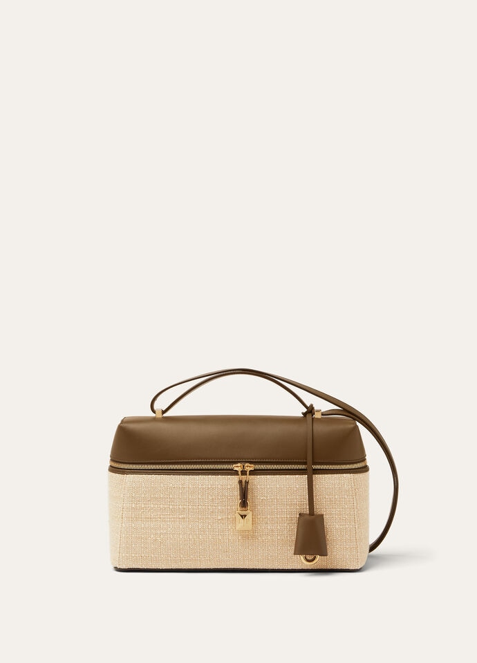 EXTRA BAG L27 LOTUS FLOWER ROUNDED LEATHER_FAP5308_B5C5_NR_2
